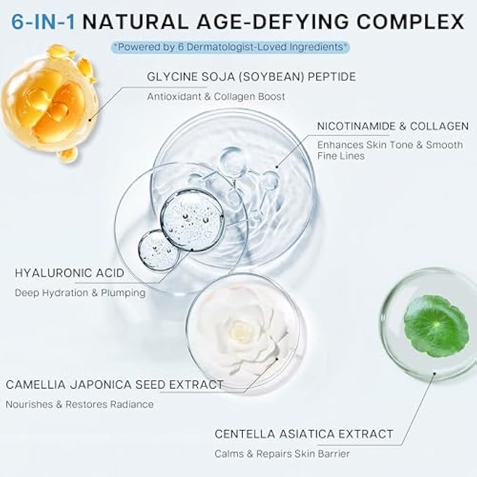 EELHOE Under Eye and Forehead Wrinkle Patches Duo, Collagen Hyaluronic Acid and Camellia Extract Facial Patches for Forehead Lines, Puffy Eyes, Dark Circles Bags and Revitalization - Image 3