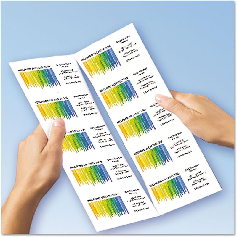 Avery Clean Edge Printable Business Cards - 400 Cards, 2" x 3.5", Laser Printer Compatible - Image 2
