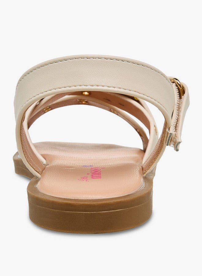 Little Missy Girls Hook and Loop Sandals - Image 4