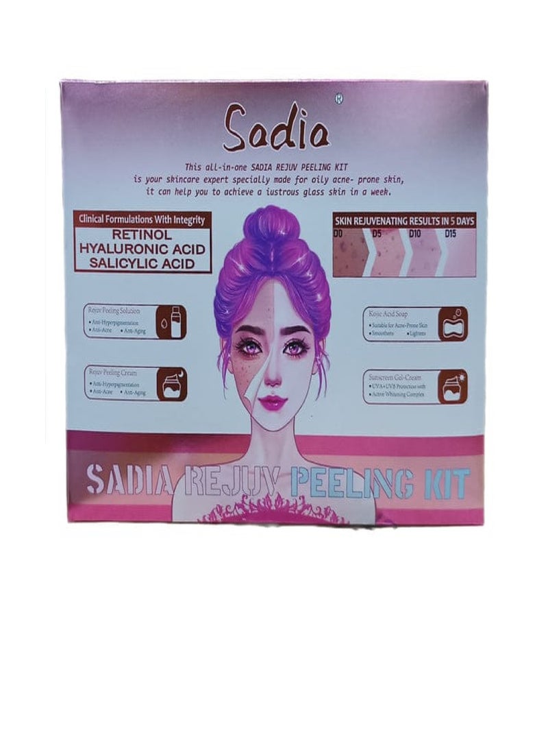 Sadia Rejuv Peeling Kit Retinol Hyaluronic Acid Salicylic Acid