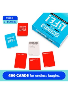 WHAT DO YOU MEME? WHAT DO YOU MEME? Grounded for Life - The Ultimate Family Night Game - Family Card Games for Kids and Adults Family  - Image 2