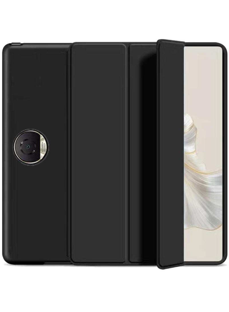 erorex Case Compatible with Honor Pad 9 12.1 Inch 2024 Cover, Slim Lightweight Stand Cover Soft TPU Shell Protective Bumper Cover for Honor Pad 9 12.1" Case with Auto Wake/Sleep Function (Black) - Image 1