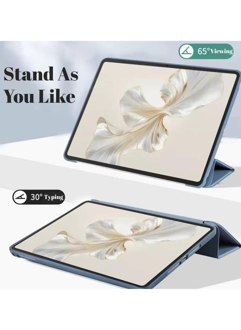 erorex Case Compatible with Honor Pad 9 12.1 Inch 2024 Cover, Slim Lightweight Stand Cover Soft TPU Shell Protective Bumper Cover for Honor Pad 9 12.1" Case with Auto Wake/Sleep Function (Black) - Image 2