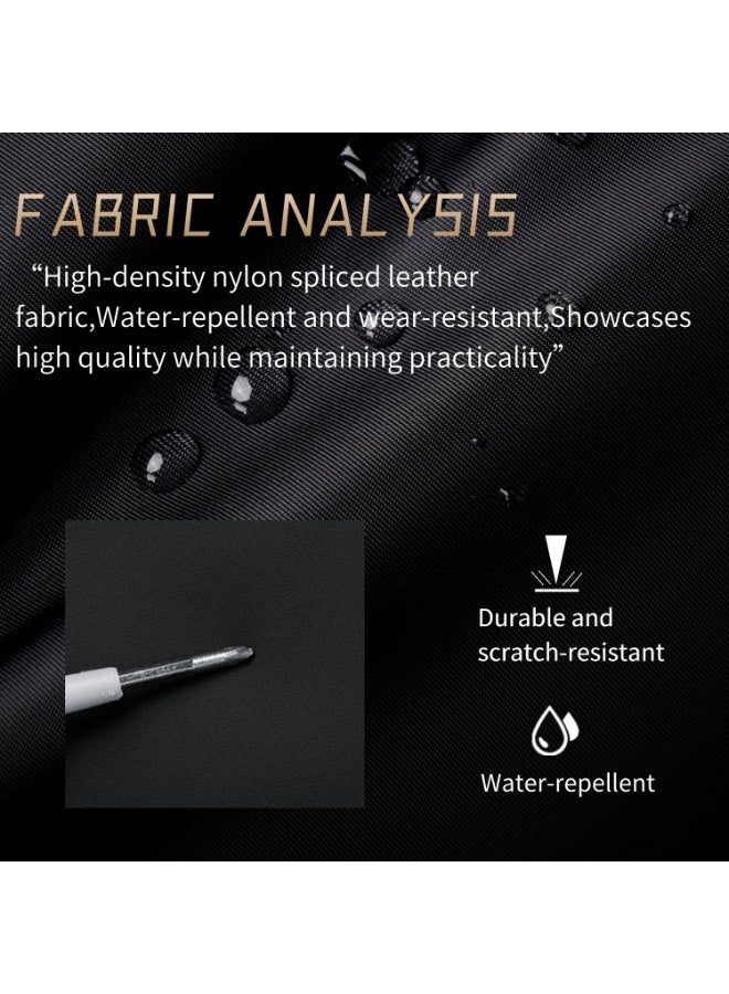 أركتيك هانتر حقيبة ظهر Arctic Hunter للأعمال للرجال والنساء مصنوعة من النايلون بسعة 25 لترًا ومقاومة للماء وجيوب متعددة وحجرة كمبيوتر محمول مقاس 15.6 بوصة مضادة للسرقة للمكتب والسفر والجامعة - Image 3