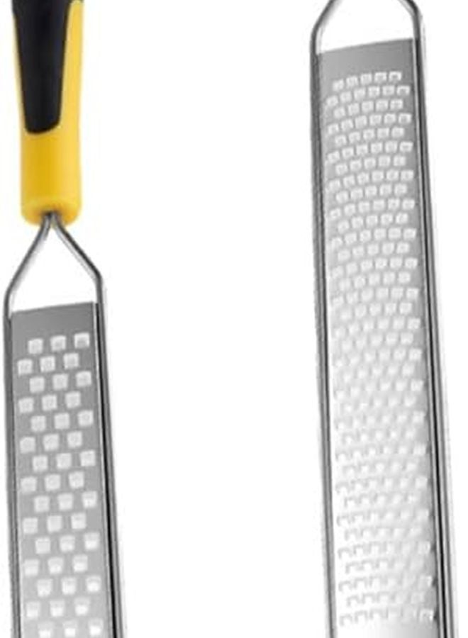 Stainless Steel Cheese Grater Set 2 Pack Multipurpose for Cheese Chocolate Lemon Vegetables - Image 2