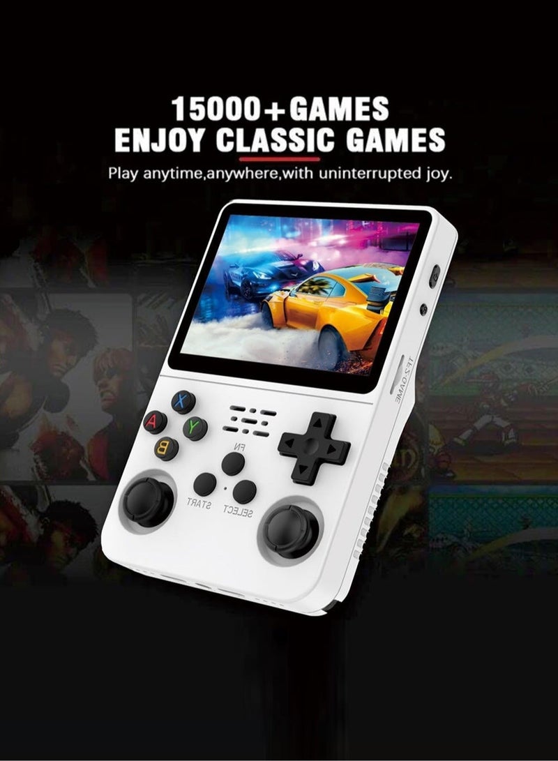 R36S Handheld Game Console 3.5 Inch IPS Screen, Linux System with 64G TF Card, 10+ Emulators and Dual 3D Joysticks for Kids and Adults - Image 2
