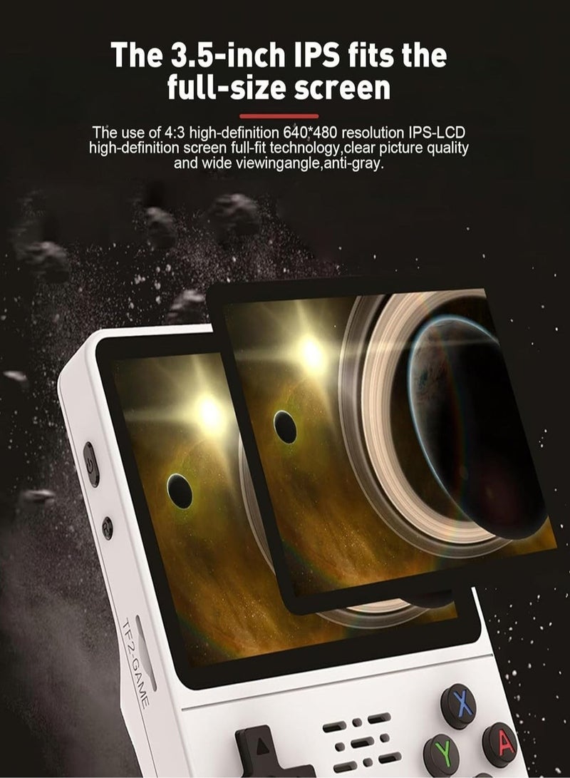 R36S Handheld Game Console 3.5 Inch IPS Screen, Linux System with 64G TF Card, 10+ Emulators and Dual 3D Joysticks for Kids and Adults - Image 3