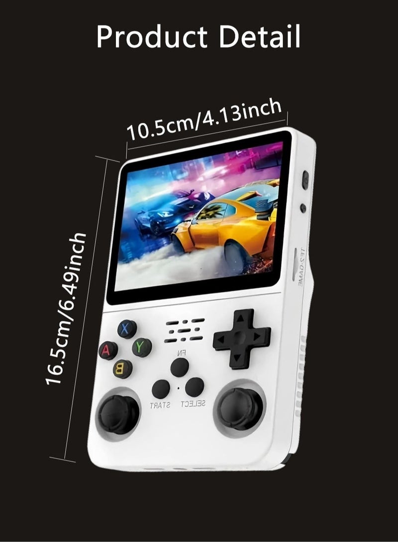 R36S Handheld Game Console 3.5 Inch IPS Screen, Linux System with 64G TF Card, 10+ Emulators and Dual 3D Joysticks for Kids and Adults - Image 1