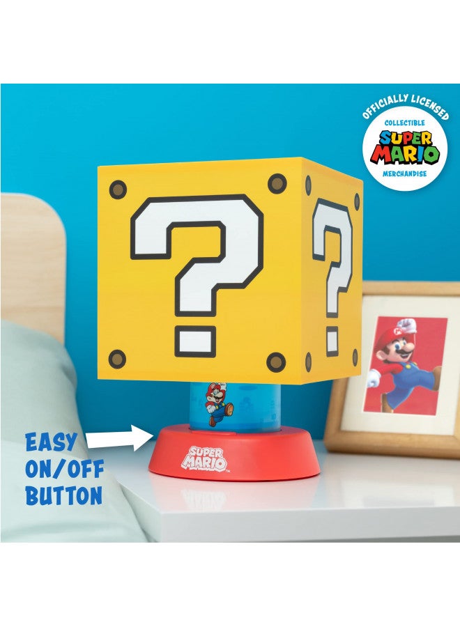 Paladone Super Mario Icon Lamp with 3 Brightness Settings and Auto Shut Off, Nintendo Game Merchandise and Themed Bedside Decor for Kids - Image 4