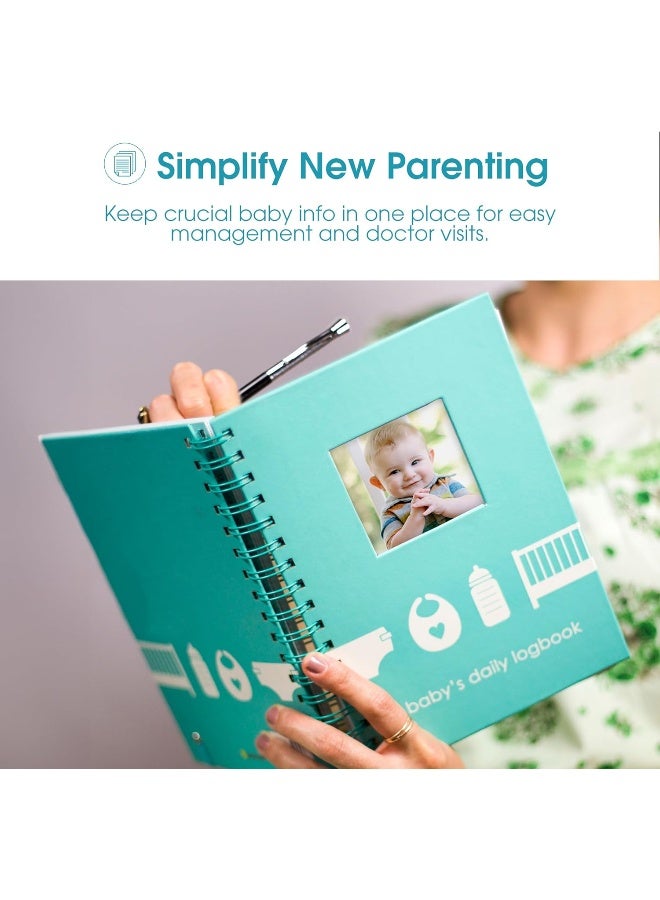 Pearhead Baby's Daily Log Book, 50 Easy To Fill Pages Track And Monitor Your Newborn Schedule - Image 3