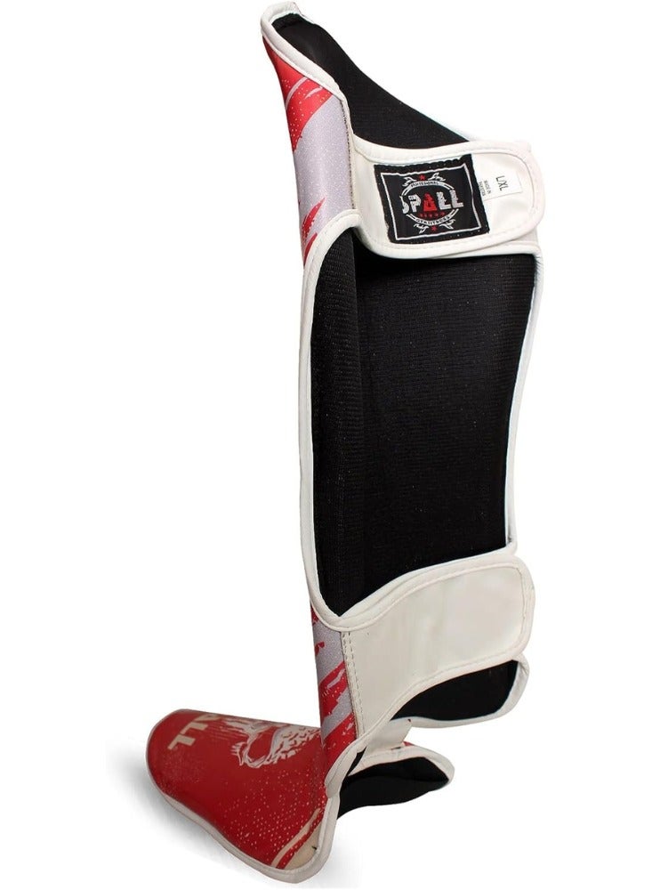 Spall Shin In Step Guard Born to fight Kickboxing Protective Leg shin Kick Pads Instep Guard Sparring  - Image 1