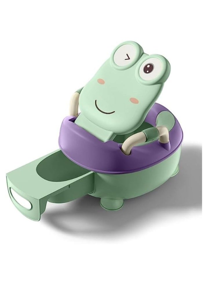 Cool Baby Style - COOLBABY Baby Potty Training Chair with Cover and High Back Support Removable Potty Portable Kids Travel Outdoor Camping Potty - Image 1