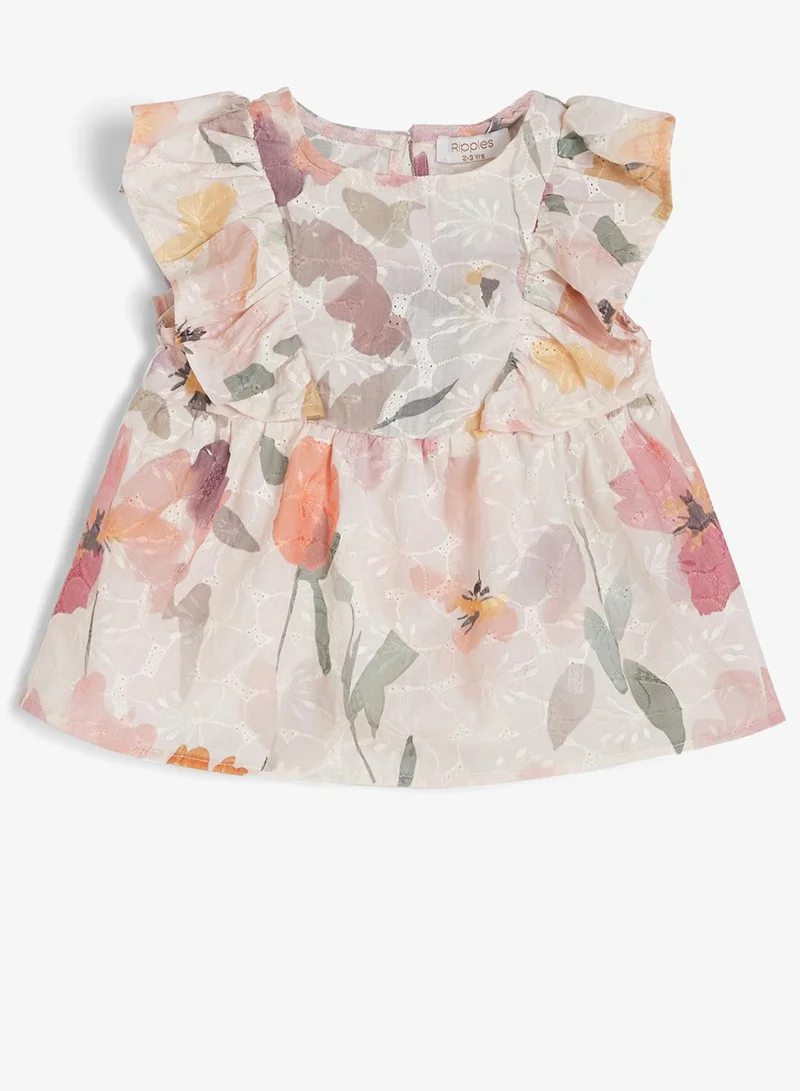 Ripples  Girls Embroidered & Floral Printed Co-ord Sets for Kids | Best Price UAE
