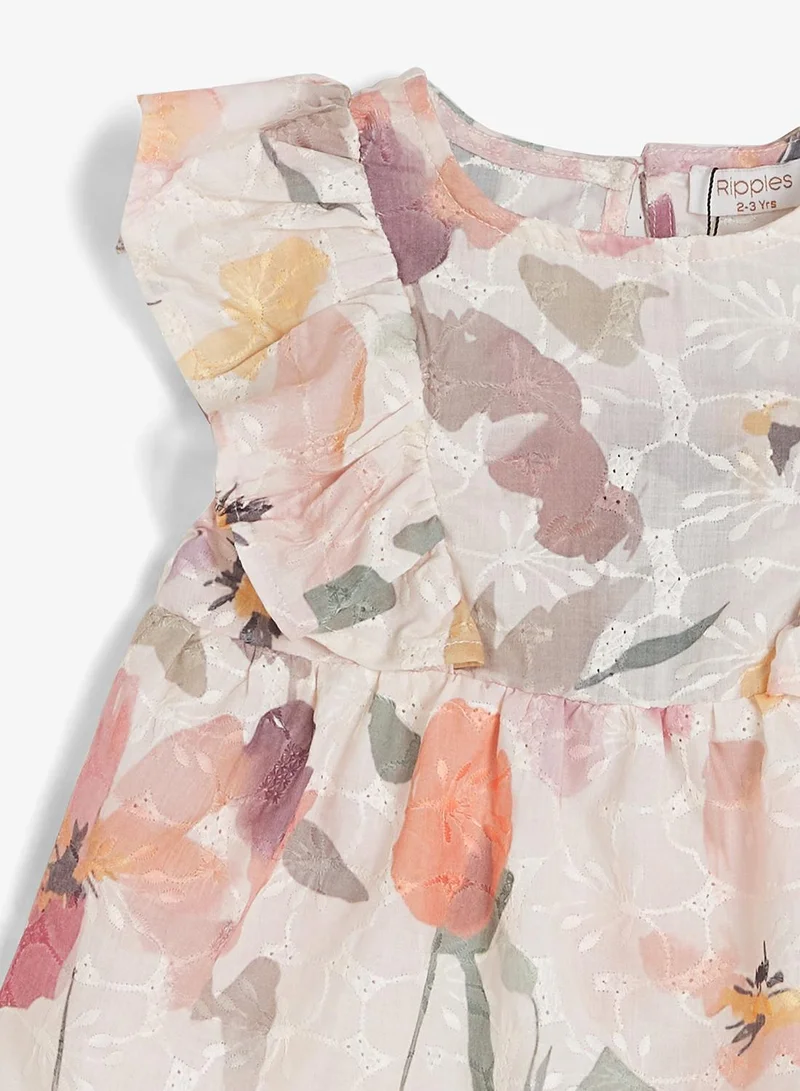 Ripples  Girls Embroidered & Floral Printed Co-ord Sets for Kids | Best Price UAE