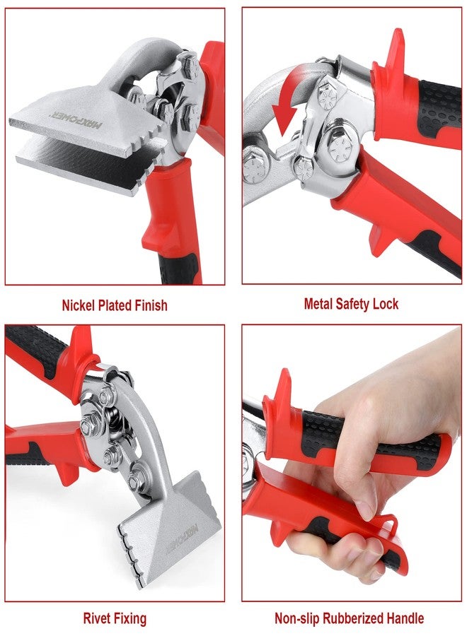 MAXPOWER ثني الصفائح المعدنية، ثني المعادن الإزاحة 3 بوصة، خياطة الصفائح المعدنية اليدوية لثني وتسطيح المعادن، أداة ثني الصفائح المعدنية بمقبض مريح - Image 5