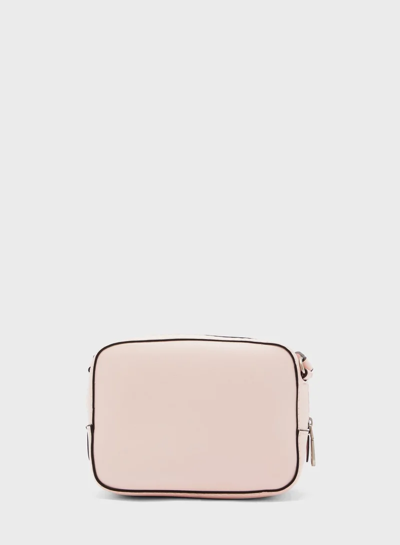 Calvin Klein Jeans Logo Top Zip Camera Bag