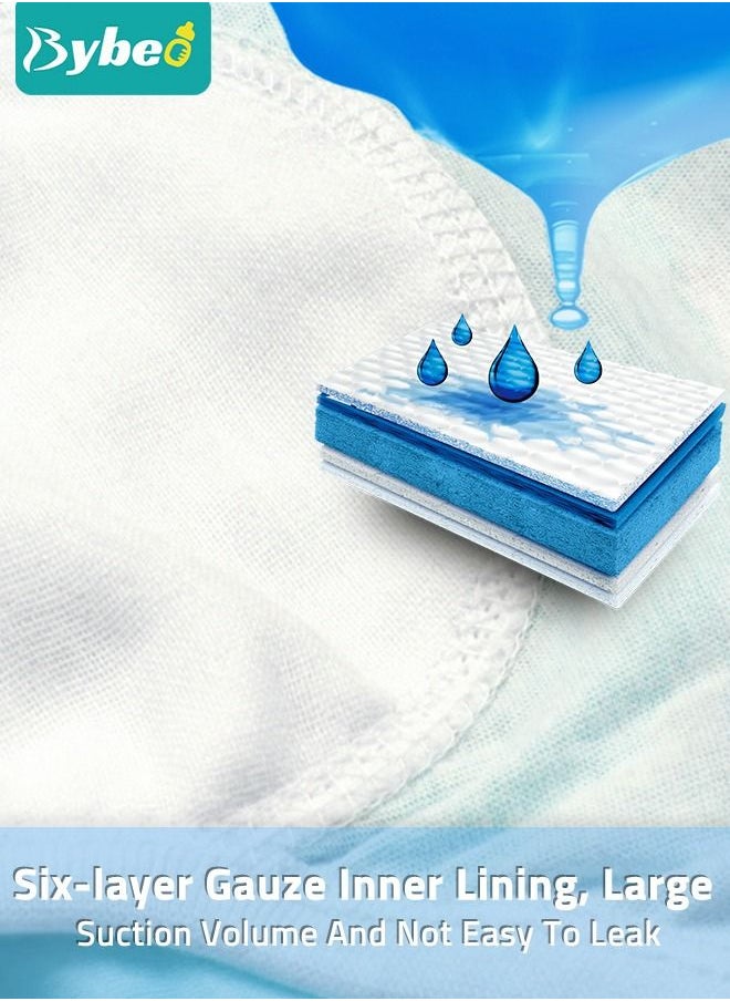 Bybeo - 2 Piece Potty Training Underwear, 6 Layers Breathable Cotton Absorbent Trainer Pants for Toddler Baby Boys Girls Waterproof - Image 1