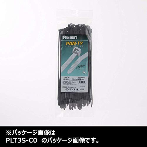 Panduit PLT2M-M0 Cable Tie, Miniature, Weather Resistant Nylon 6.6, 8.0-Inch Length, Black (1,000-Pack) - Image 4
