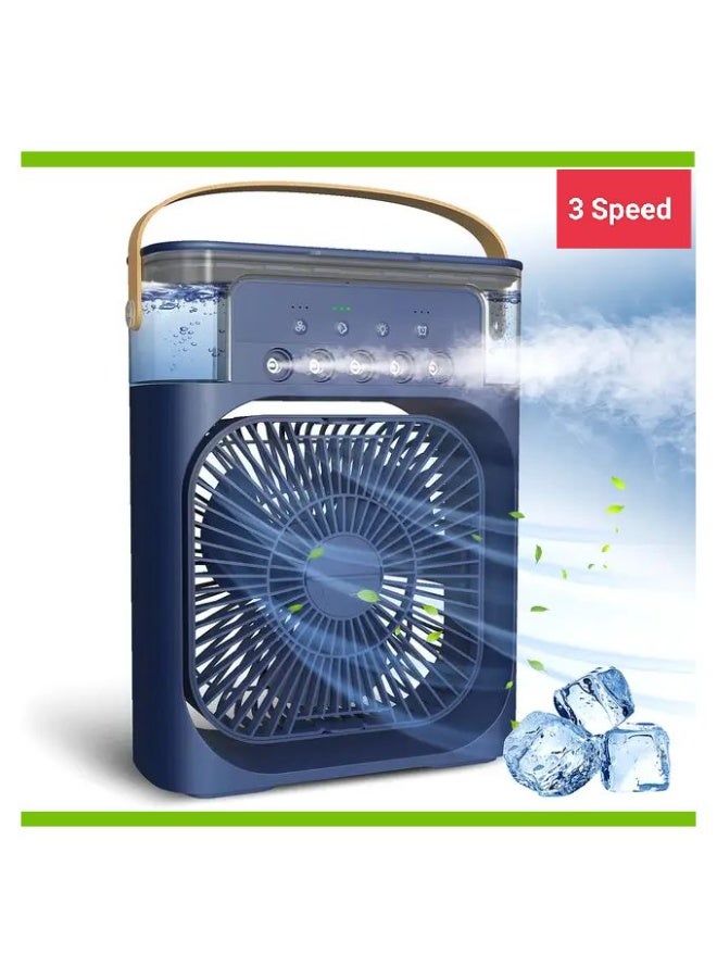 Trust Mini Fan Desktop Air Cooler Office Portable USB 3 Speed Led USB-C Small Environments - Multicolor - Image 1
