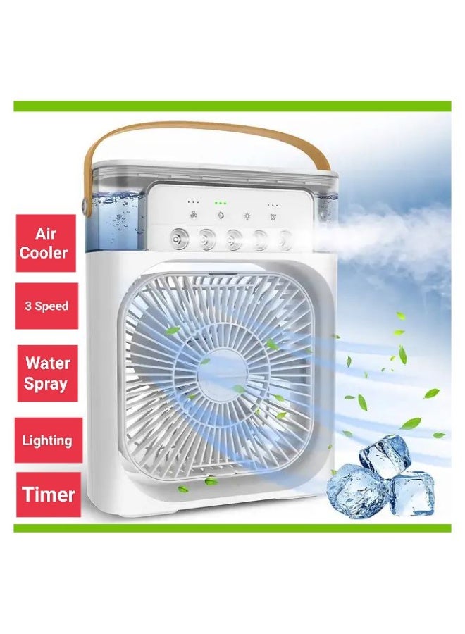 Trust Mini Fan Desktop Air Cooler Office Portable USB 3 Speed Led USB-C Small Environments - Multicolor - Image 4