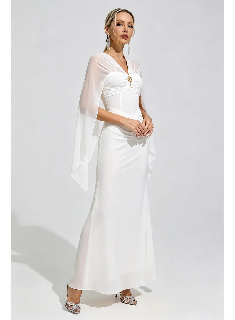 Catchall Juanita Cape Maxi Dress