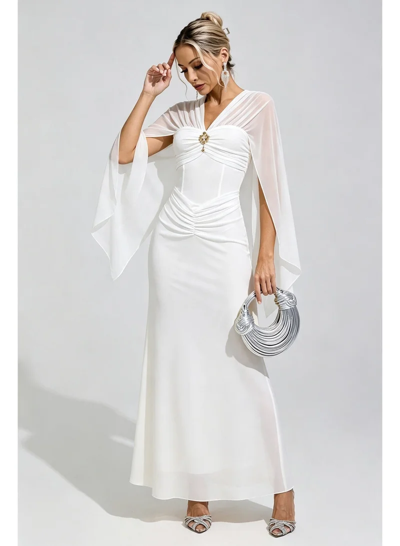 Catchall Juanita Cape Maxi Dress