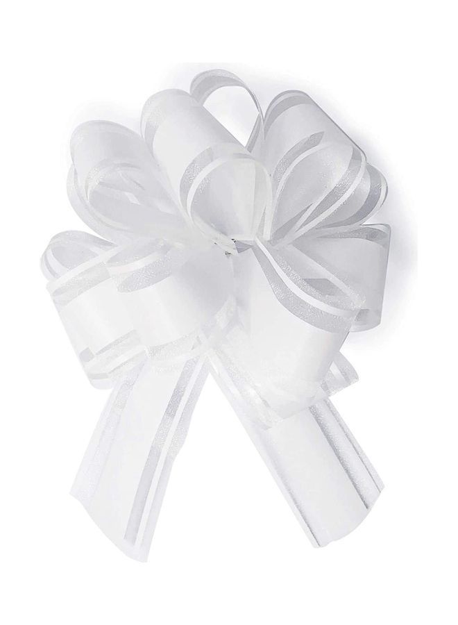 NIBEMINENT 100-Piece Pull Bow White - Image 2