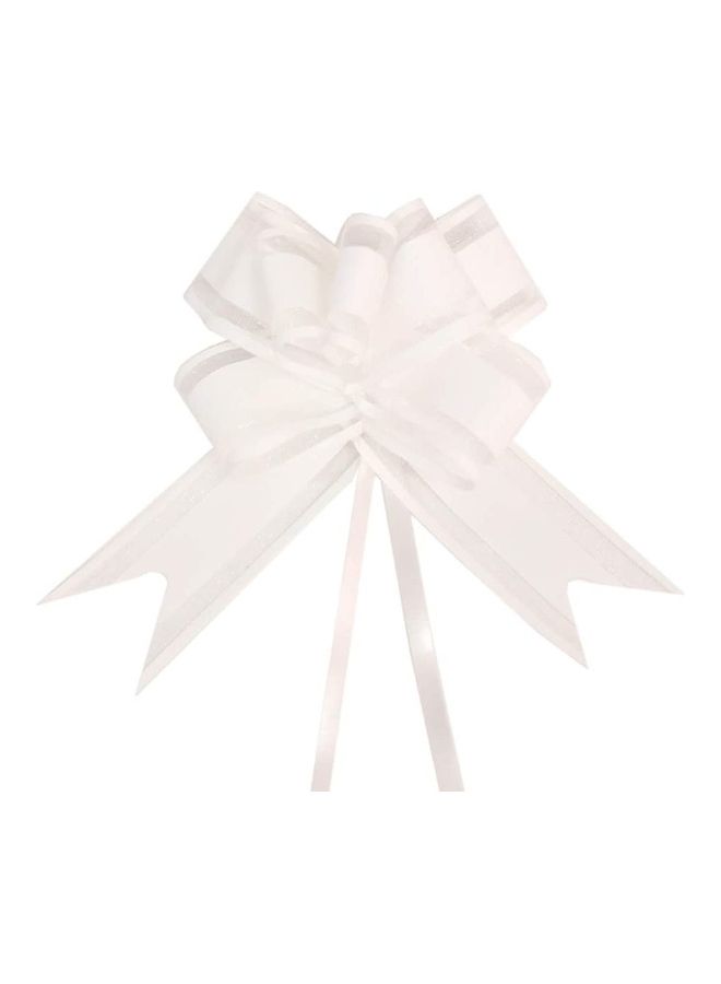 NIBEMINENT 100-Piece Pull Bow White - Image 1