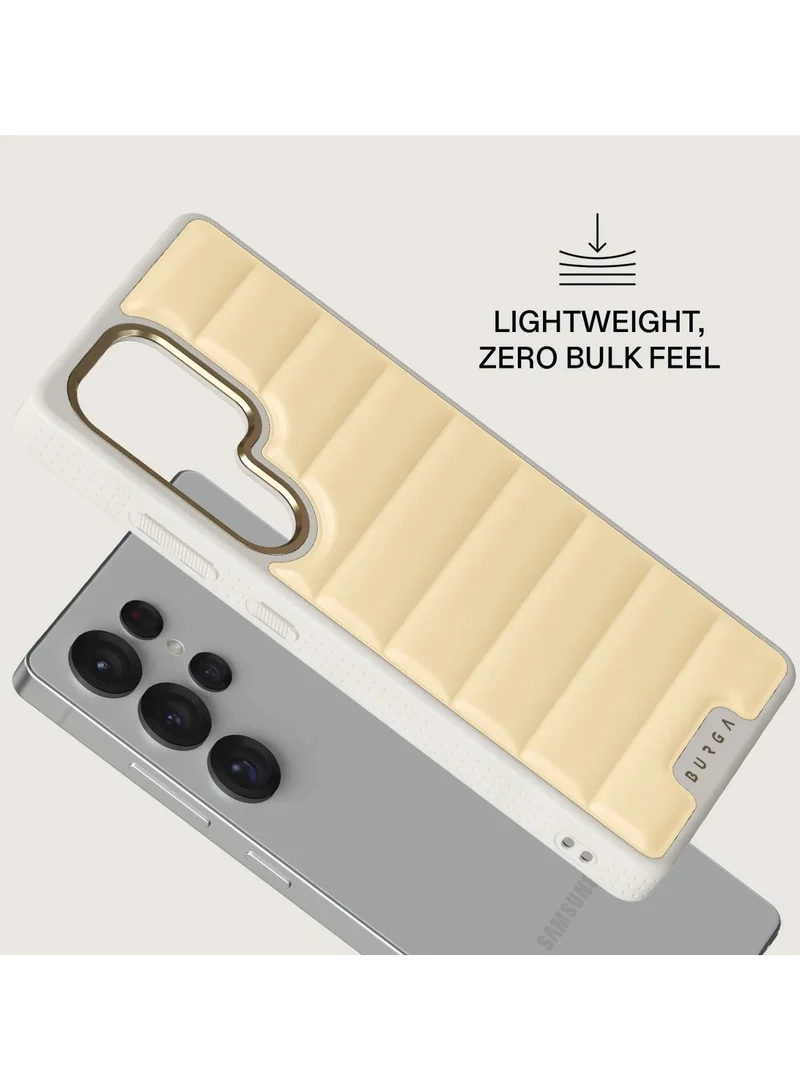 Burga Butter Samsung Galaxy S25 Ultra Mobile Phone Case Butter Hybrid 2 Layer Hard Shell Silicone Protective Case, Scratch Resistant Shockproof Cover, Goddess  | Best Price UAE