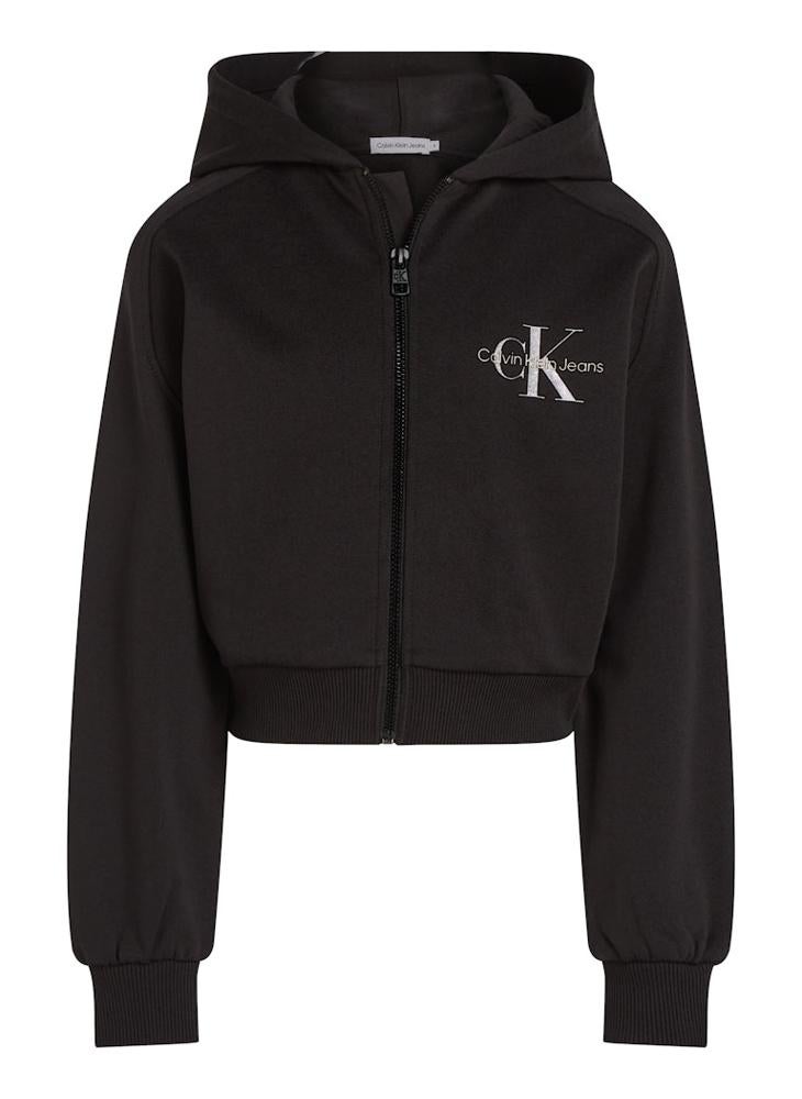 Calvin Klein Jeans Kids Graphic Logo Zip Hoodie  - Image 4