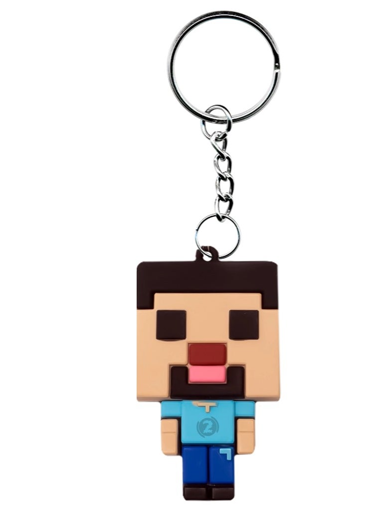 Generic - Minecraft - Steve - Keychain Medal - Image 1