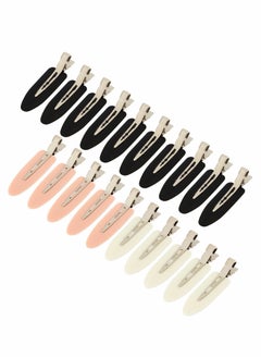 No Bend Hair Clips, 20 Pcs Pin Curl Clips, No Crease Hair Clip for Hairstyle Bangs Waves Makeup Application