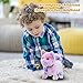 Easfan Walking Kitty Stuffed Animal Interactive Rainbow Cat Meowing Tail Wagging Head Nodding Educational Plush Toy Easter Christmas Birthday Gifts for Toddlers Kids Girls 7 - Image 2