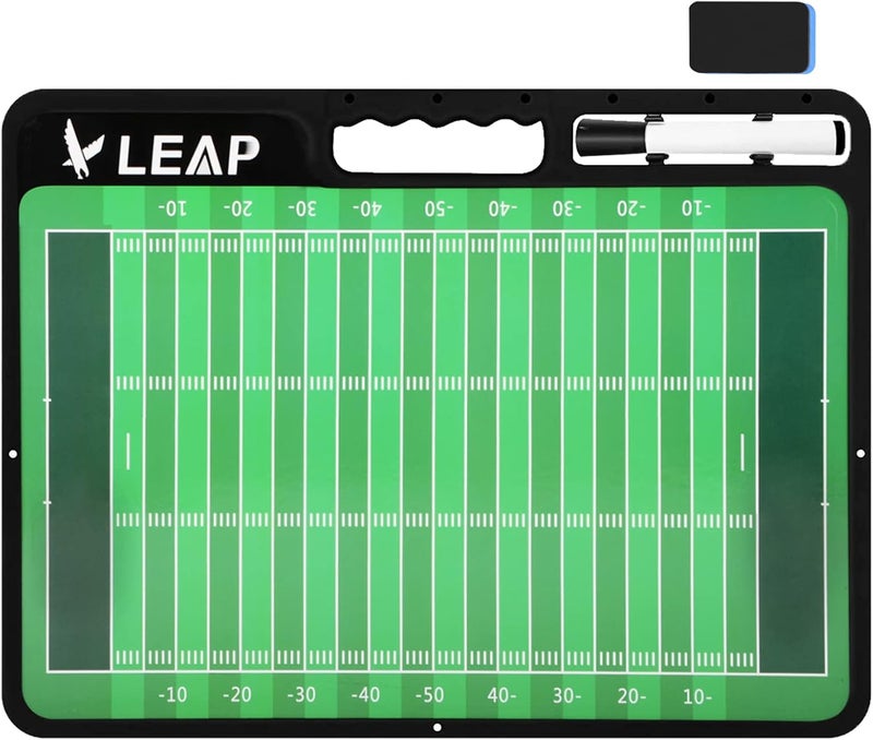LEAP Coach Board Premium Tactical Clipboard Two Sides with Full & Half Court Dry Erase Marker Board for Basketball, Baseball, Soccer, Football, Hockey - Image 3