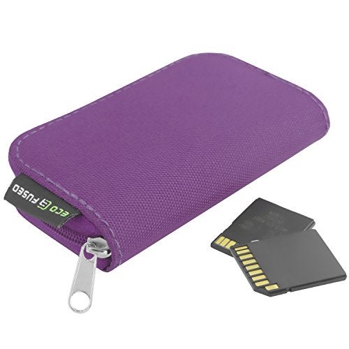 Eco-Fused Memory Card Case - Fits up to 22x SD, SDHC, Micro SD, Mini SD and 4X CF - Holder with 22 Slots (Purple / 22 Slots - 1 Pack) - Image 4