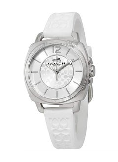 COACH Women's Analog Tonneau Shape Silicone Wrist Watch 14503146 40 Mm  - Image 1