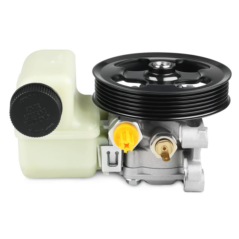 WMPHE Power Steering Pump with Pulley Reservoir Compatible with Mazda CX7 L4 23L 2007 2008 2009 2010 2011 2012 Mazda CX7 L4 25L 2010 2011 2012 Replacement for EG2132600A BGJ6E32600B