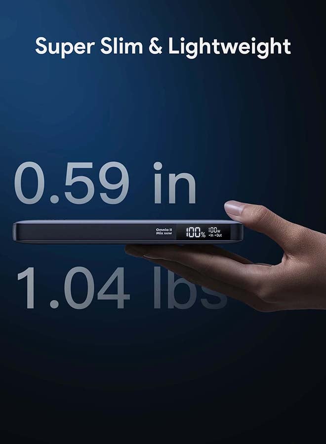 أوكي بطارية متنقل 20,000 ميللي أمبير  PD بقدرة 100 واط  رمادي 20000 mAh - Image 5