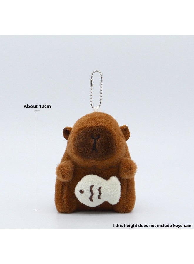 Kapibala Plush Pendant Capybara Doll Doll Toy Stall Birthday Gift Year Of The Snake Doll Plush Batch