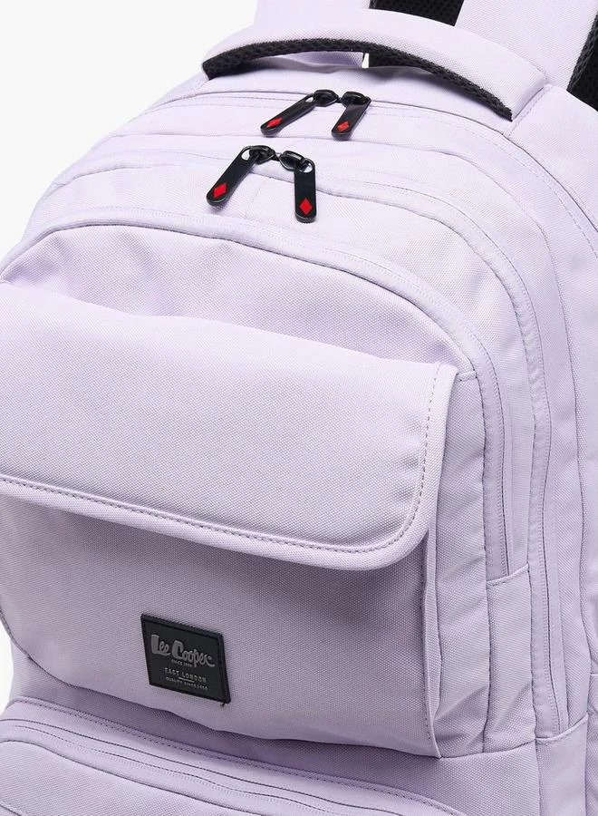 Lee Cooper LILAC Solid Backpack For Kids 13+ Years With Padded Straps for Women | Best Price UAE