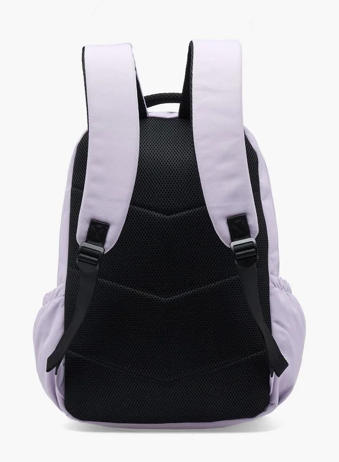 Lee Cooper LILAC Solid Backpack For Kids 13+ Years With Padded Straps for Women | Best Price UAE