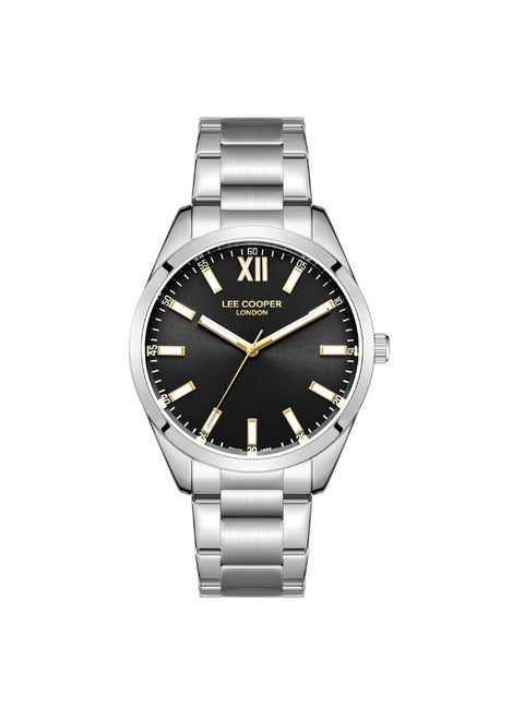 Lee Cooper Men's Watch, Analog Display and Metal Strap - LC08015.350, Silver