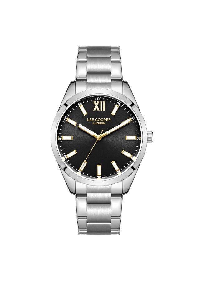 Lee Cooper Lee Cooper Men's Watch, Analog Display and Metal Strap - LC08015.350, Silver  - Image 1