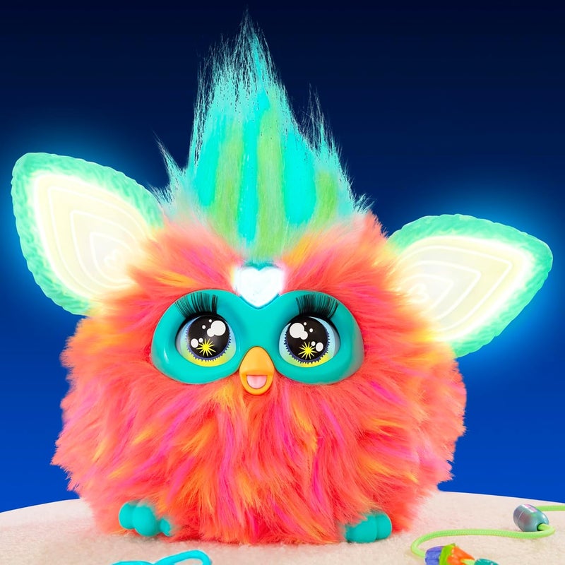 Furby Micro Coral Interactive Plush Toy - Image 5