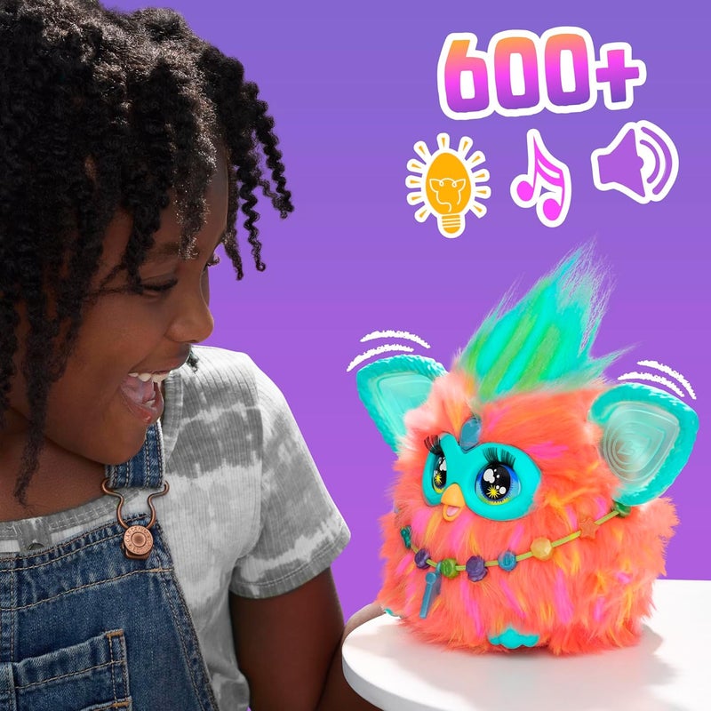 Furby Micro Coral Interactive Plush Toy - Image 4