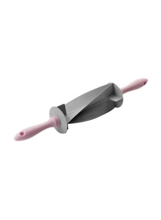 Sweet Croissant Cutter Roller Silver/Pink - Image 1