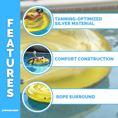 Swimline Humongous 72'' Inflatable Pool Island - Image 3