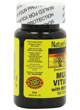 Nature's Blend Multivitamin & Mineral Tablets - 100 Count Assorted Formula