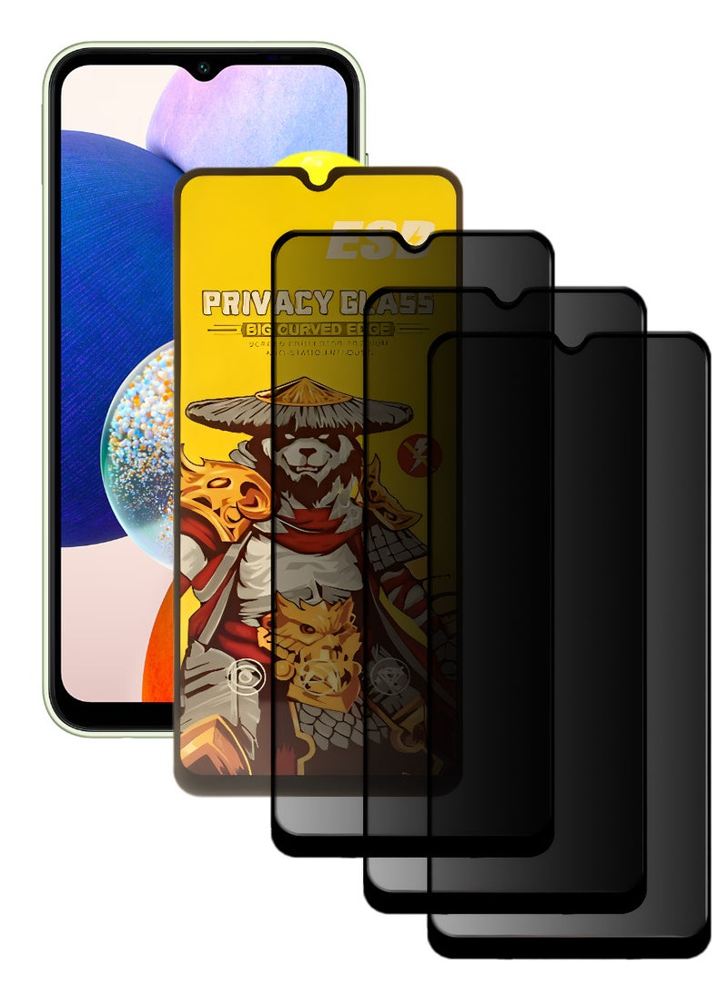 ESD 3 Pieces Tempered Dustproof Glass Screen Protector Compatible For Samsung Galaxy A14 5G - Image 1