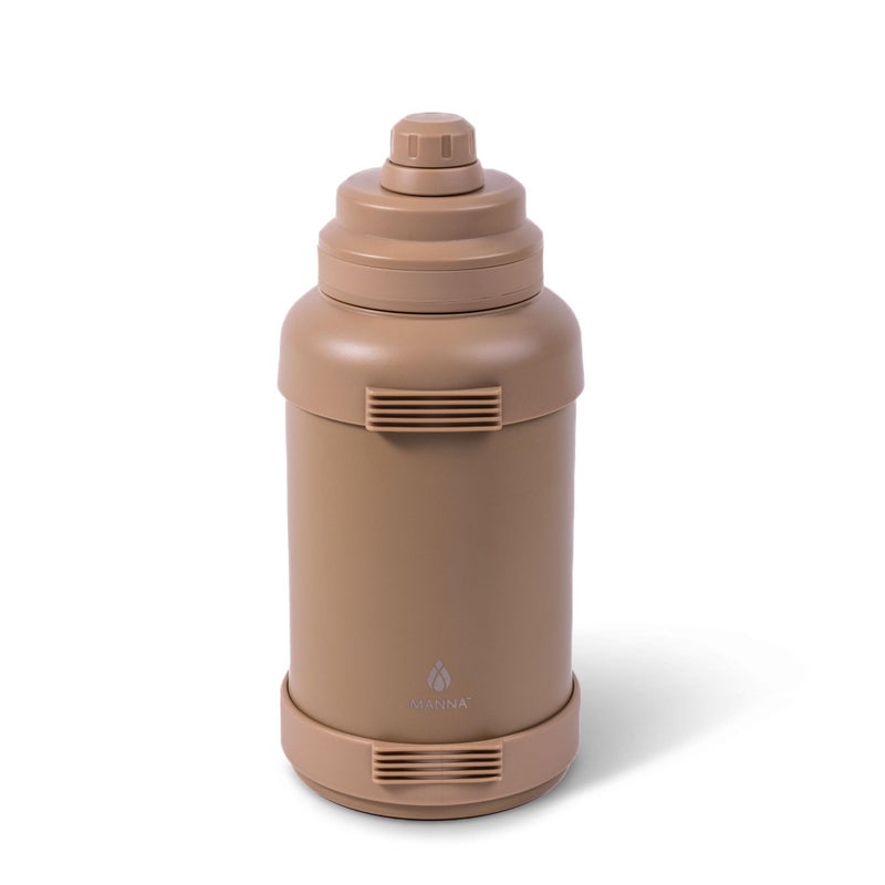 Manna Titan Stainless Steel Vacuum Insulated Jug - 2.3L - Hazelnut - Image 1